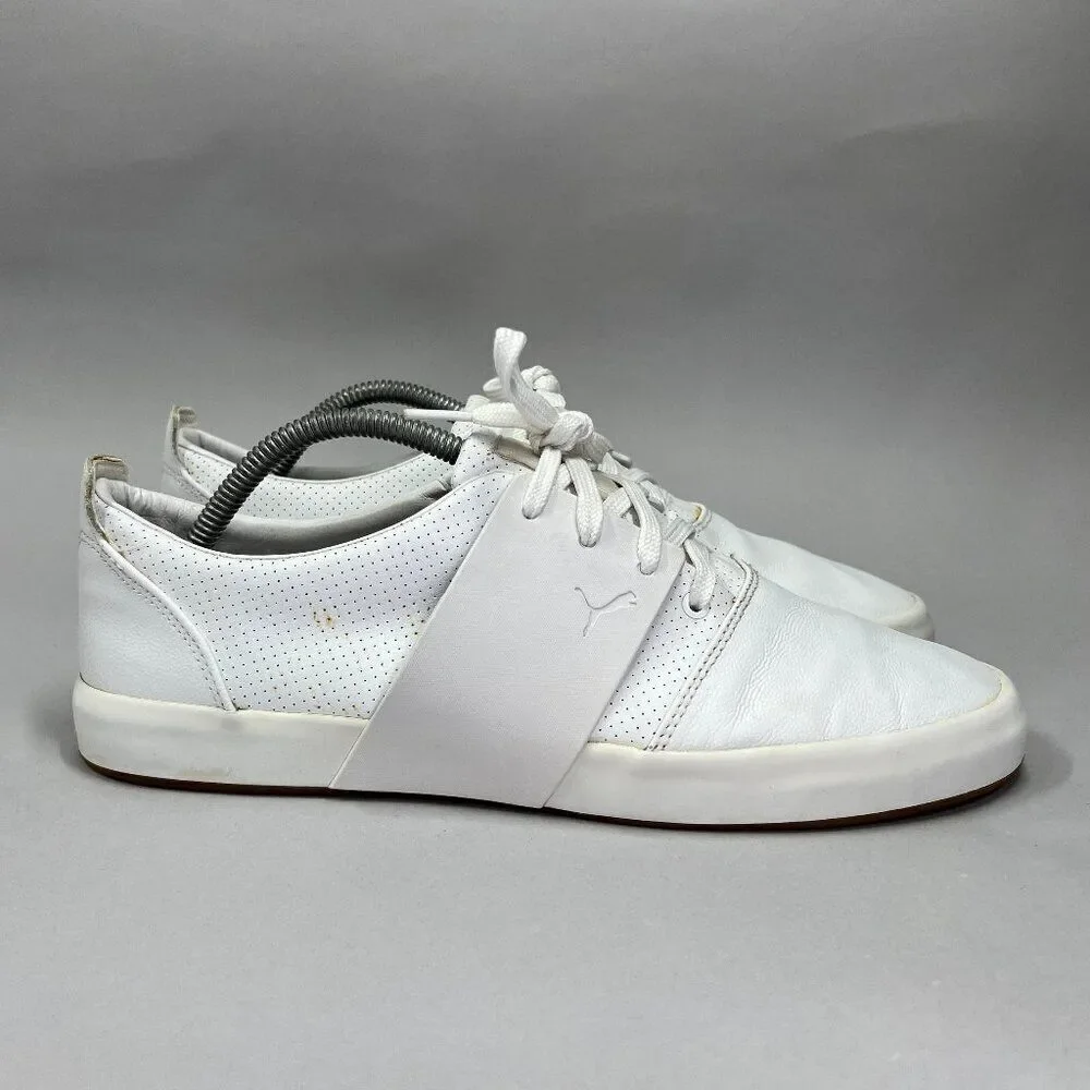 Puma Shoes‎ Women's Size 9.5 White Leather Retro Athletic Sneakers